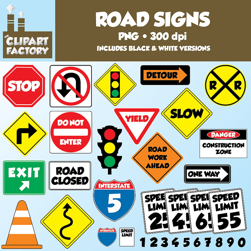 Clip Art: Fun Road Signs Traffic Signs 51 Total HD phone wallpaper