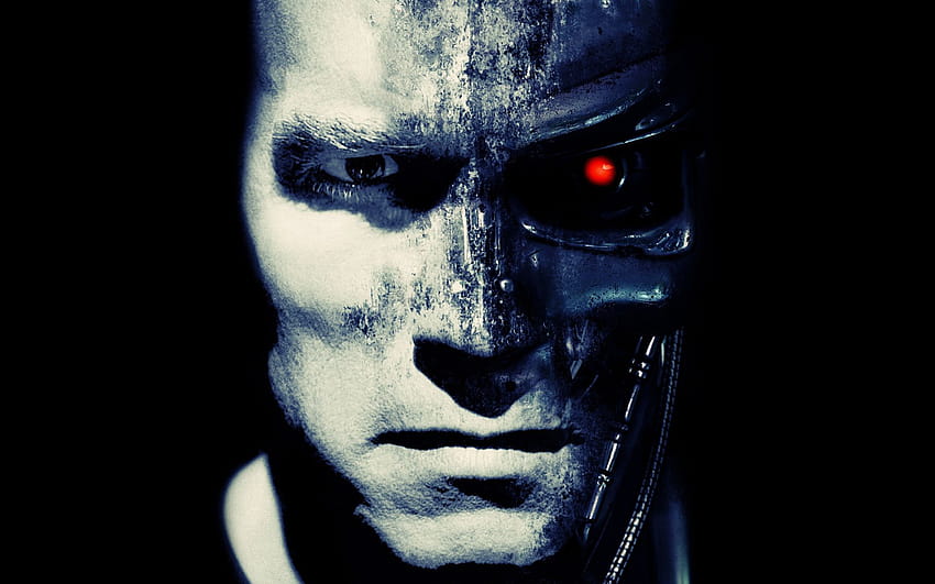 ใบหน้าอันมืดมนของ AI หุ่นยนต์ AI วอลล์เปเปอร์ HD