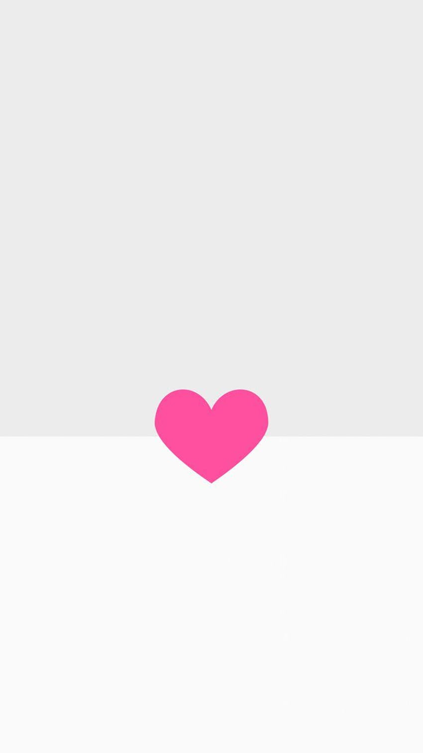 Einfach, Hintergrund, Android, iPhone, Motivation, einfaches Herz HD-Handy-Hintergrundbild