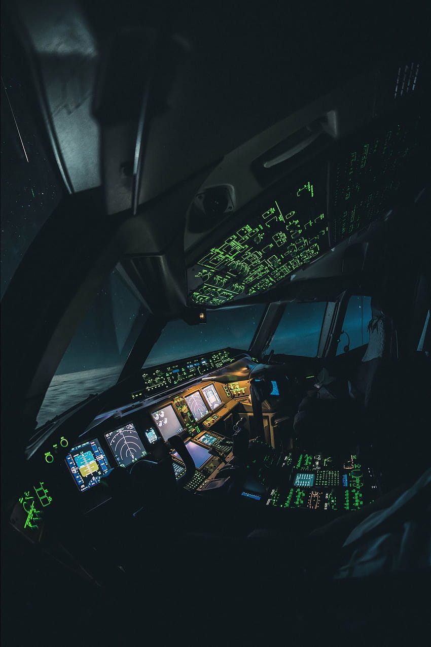 ONO, binde das Jagdflugzeug-Cockpit auf das iPhone HD-Handy-Hintergrundbild