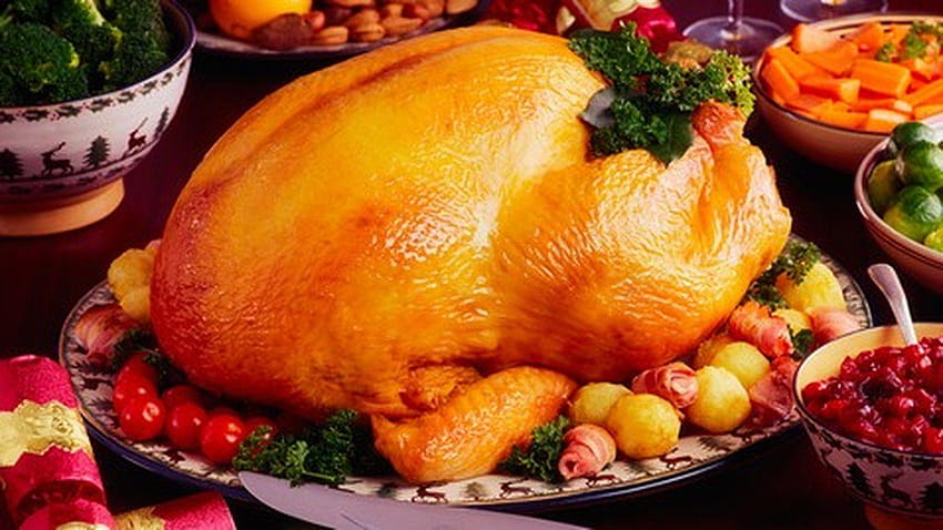 Christmas Turkey with an optional Spice HD wallpaper