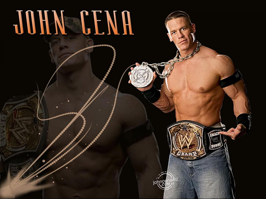 Cintura da campione WWE John Cena, john cena 2021 Sfondo HD