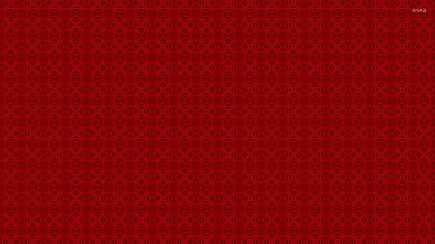 Red square pattern, red pattern HD wallpaper