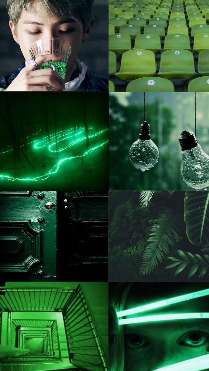 BTS Green Aesthetic HD phone wallpaper Pxfuel