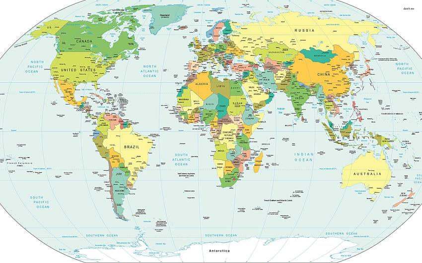แผนที่โลกที่พิมพ์ได้ , PNG ในรูปแบบ PDF แผนที่โลกปี 2021 วอลล์เปเปอร์ HD