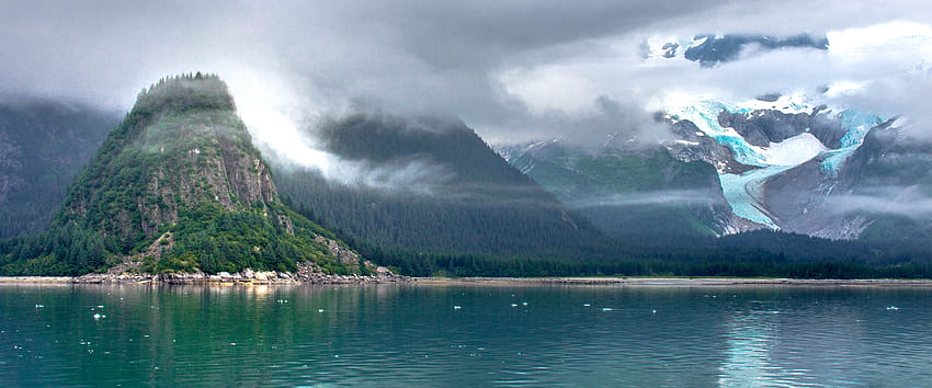 Captured a beautiful of glacial recession: Northwestern, kenai fjords national park HD wallpaper