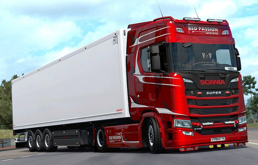 เกม Euro Truck ...goodfon, scania s วอลล์เปเปอร์ HD