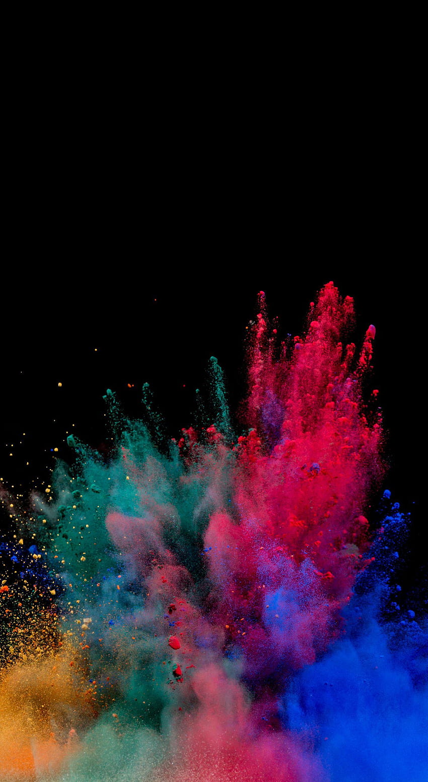 1440x2630 colors, blast, explosion, colorful, samsung note 8 HD phone wallpaper