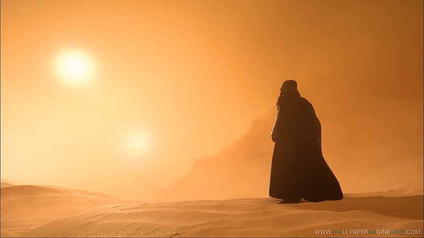 Star Wars Battlefront Darth Vader Tatooine Dune Sea Twin วอลล์เปเปอร์ HD
