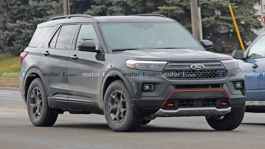 2022 Ford Explorer Timberline Spied Showing Jagged Mountain Emblem HD ...