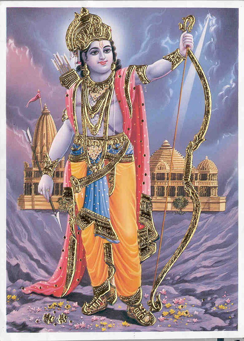 Lord Ram, ram mandir HD phone wallpaper
