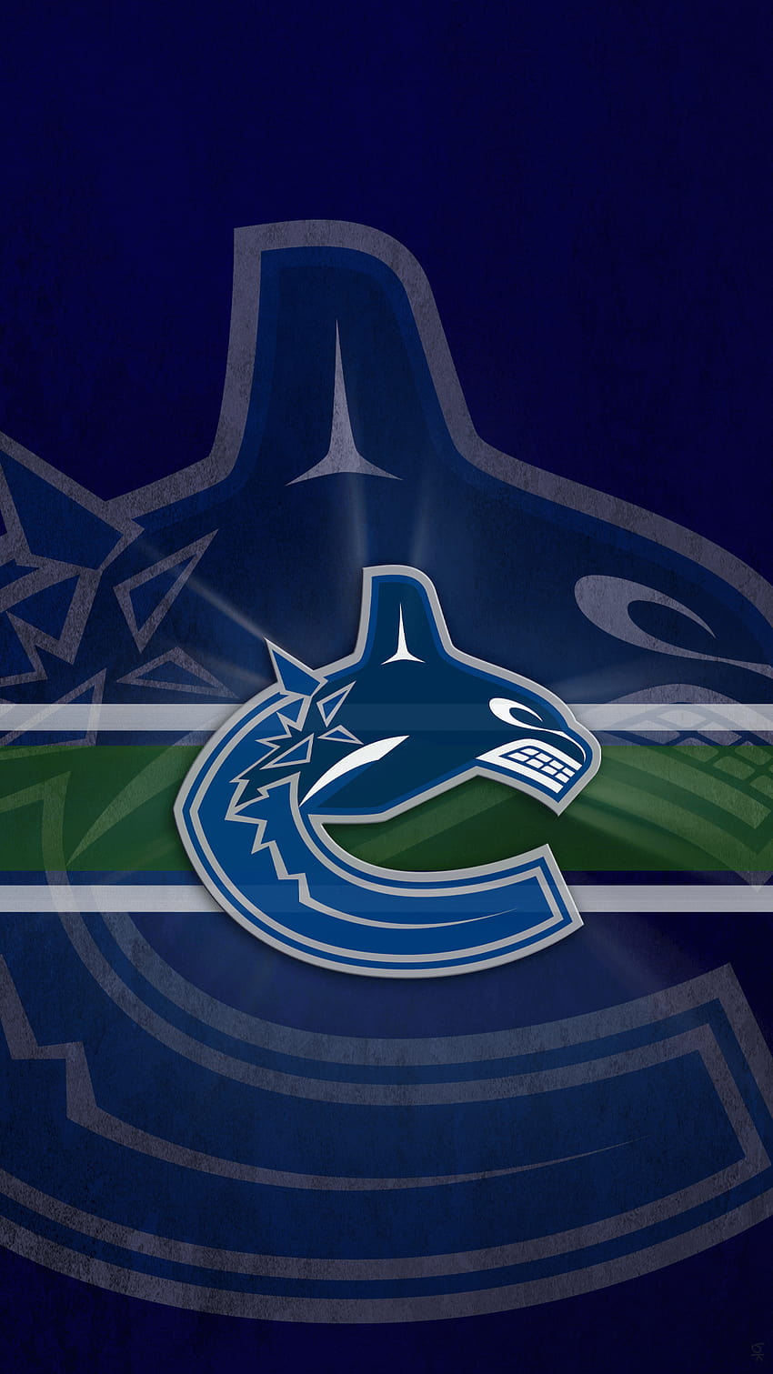 Vancouver Canucks Orca iPhone 4 Wallpaper