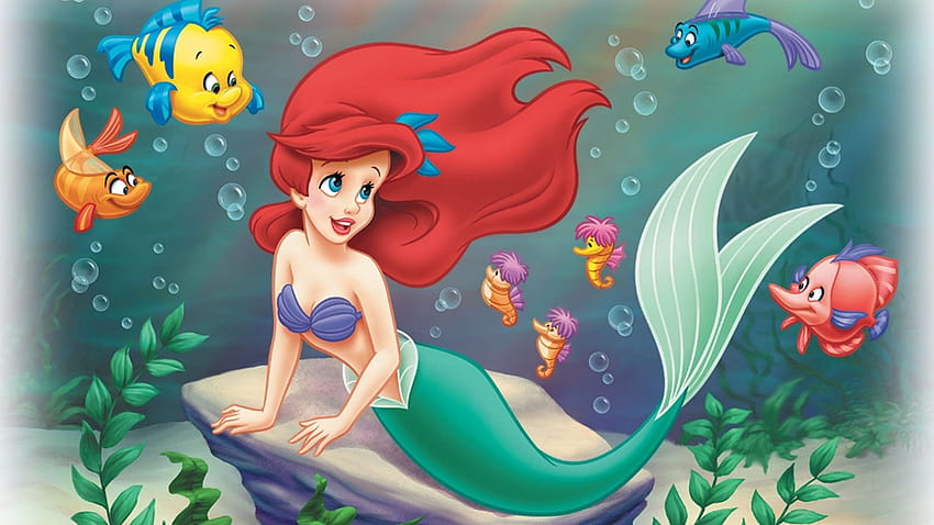 Küçük Deniz Kızı, deniz kızı prensesi HD duvar kağıdı