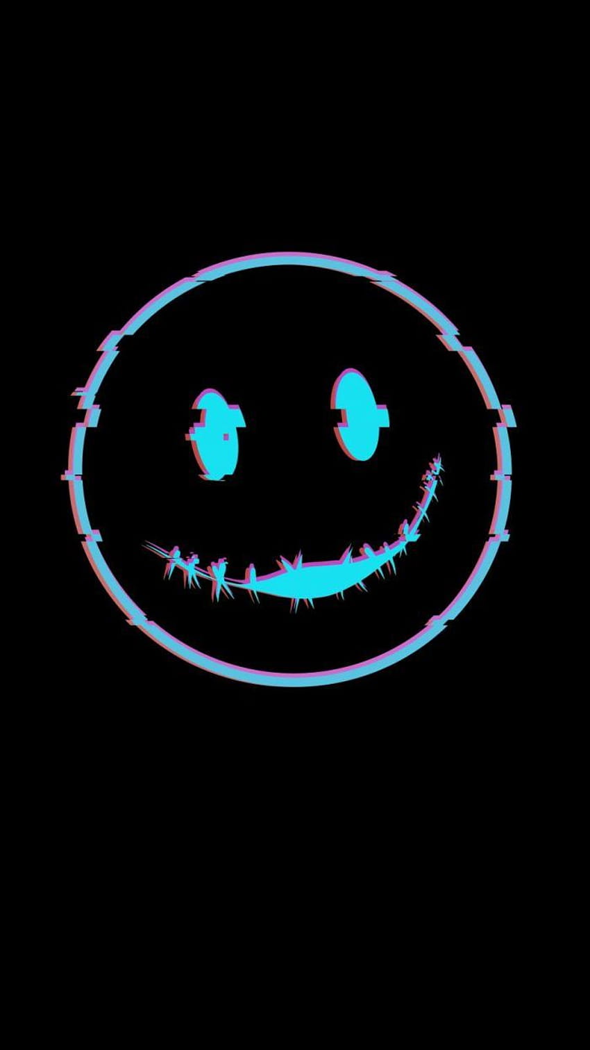 Black white smile, emoji, HD phone wallpaper | Peakpx