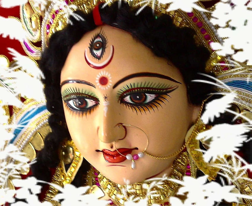 Maa Durga Dazzling และ Pix, 3d maa durga วอลล์เปเปอร์ HD