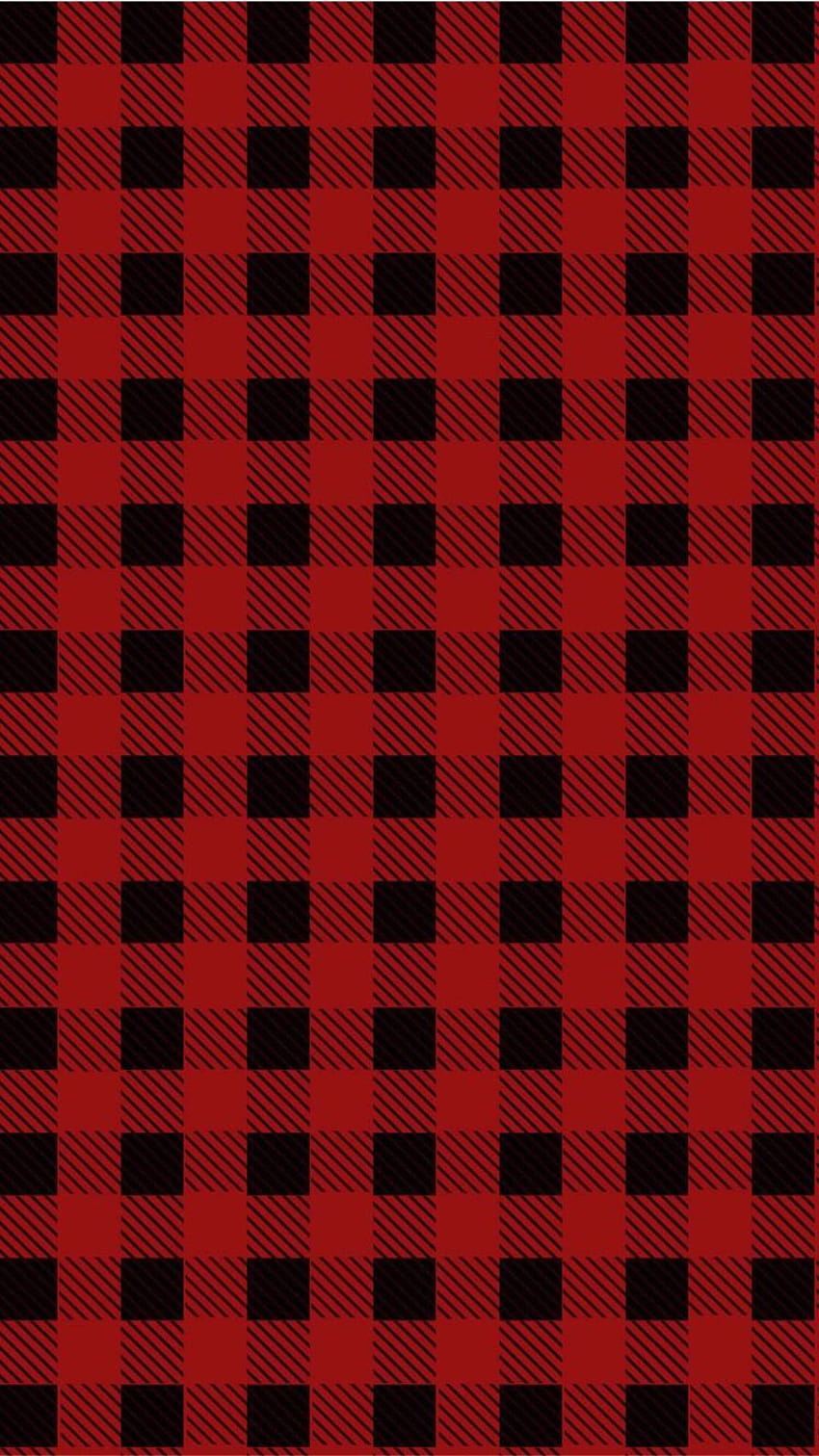 Plaid posted by Christopher Johnson, red plaid HD phone wallpaper