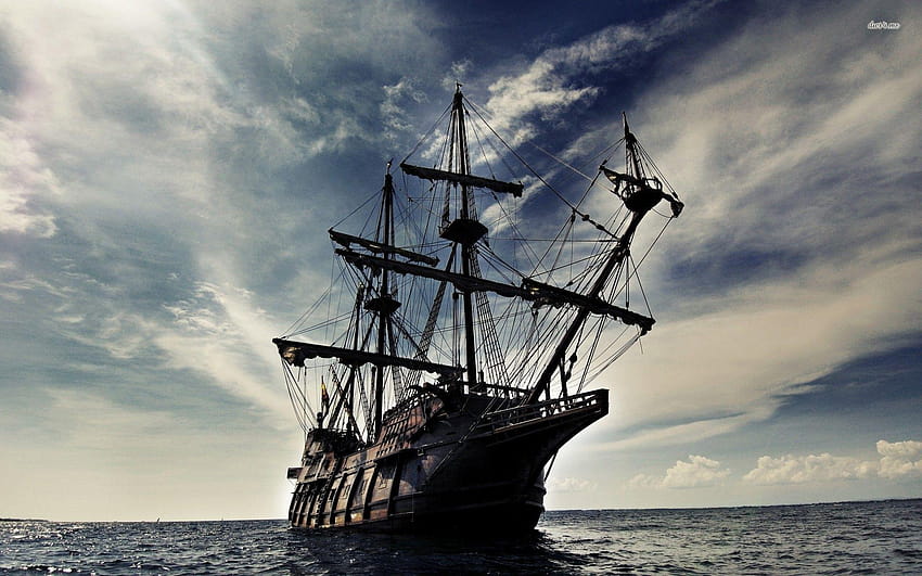 Карибски пирати Черната перла и всички кораби на карибски пирати HD тапет