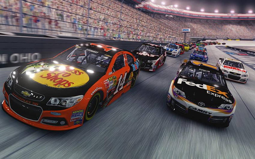 Crash, dash, dan cipratan cat di 'NASCAR '14', nascar crash Wallpaper HD
