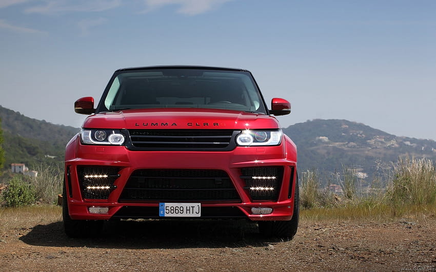 Range Rover CLR RS Lumma Design ...qparedes, range rover rojo fondo de pantalla