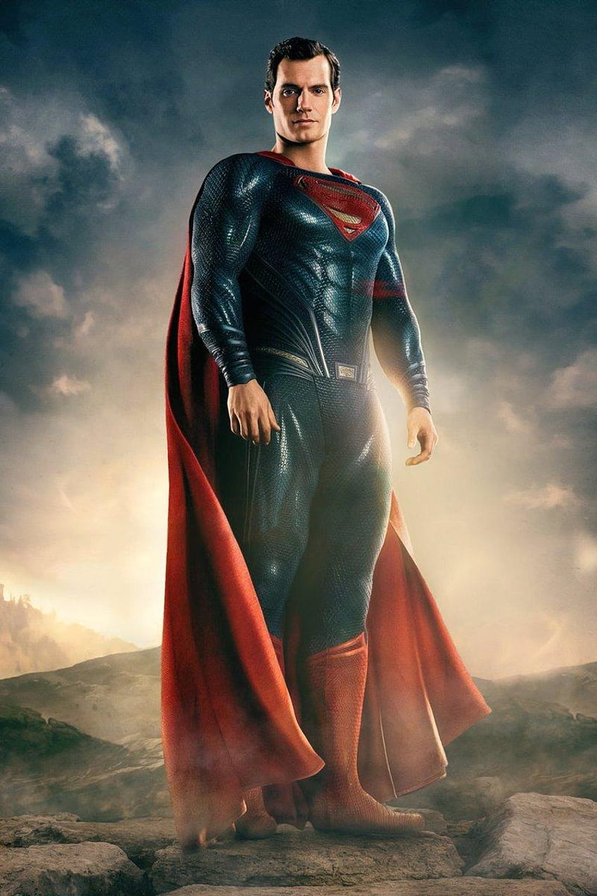 Henry Cavill Superman i tła, całe ciało supermana Tapeta na telefon HD