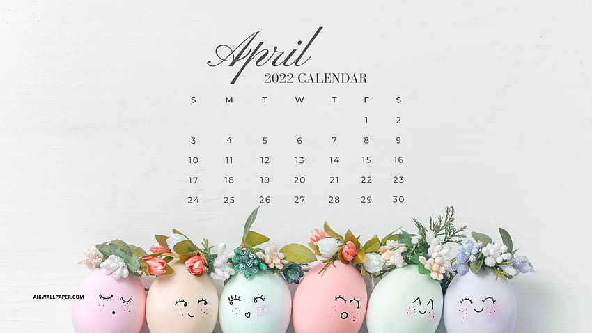 April 2022 Calendar HD wallpaper  Pxfuel