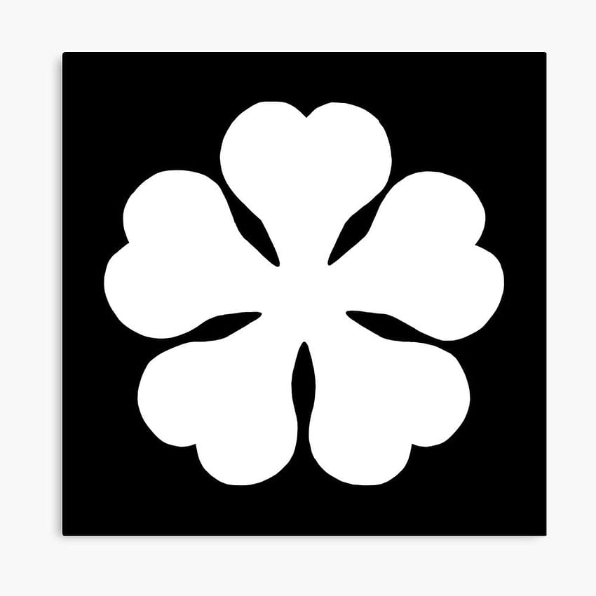 Schwarzklee, fünfblättriges Kleeblatt HD-Handy-Hintergrundbild