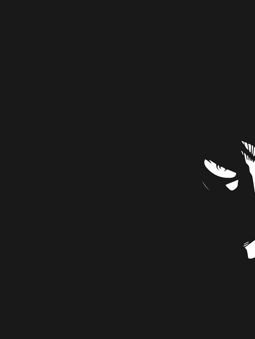 Luffy Black, luffy dark HD phone wallpaper