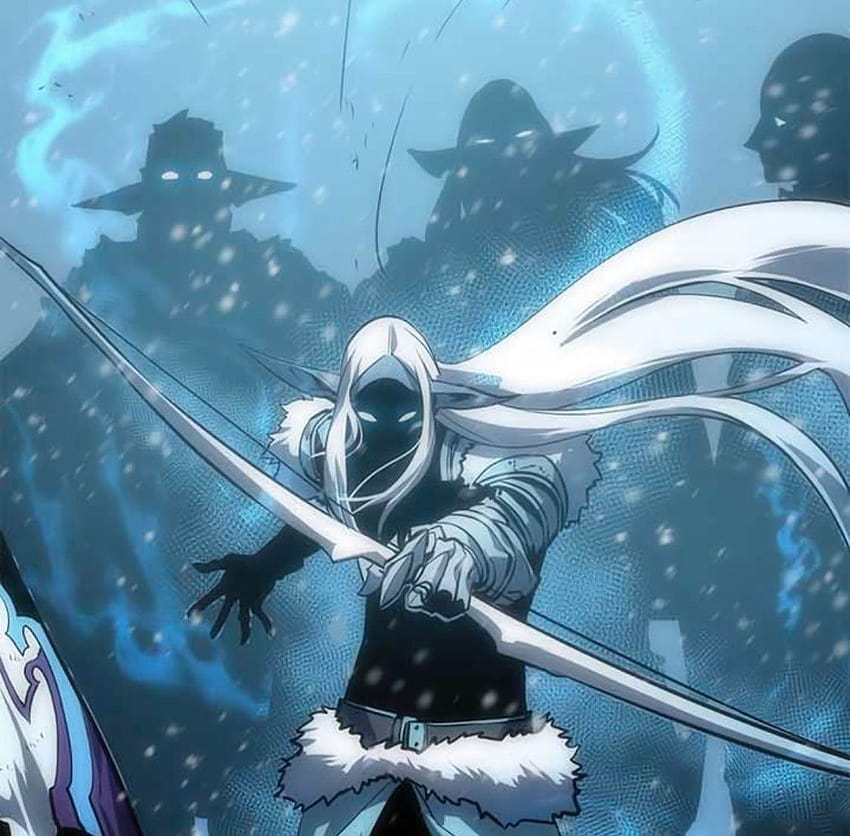 Solo Seviye Atlama, kar elfi, manga şapkası HD duvar kağıdı
