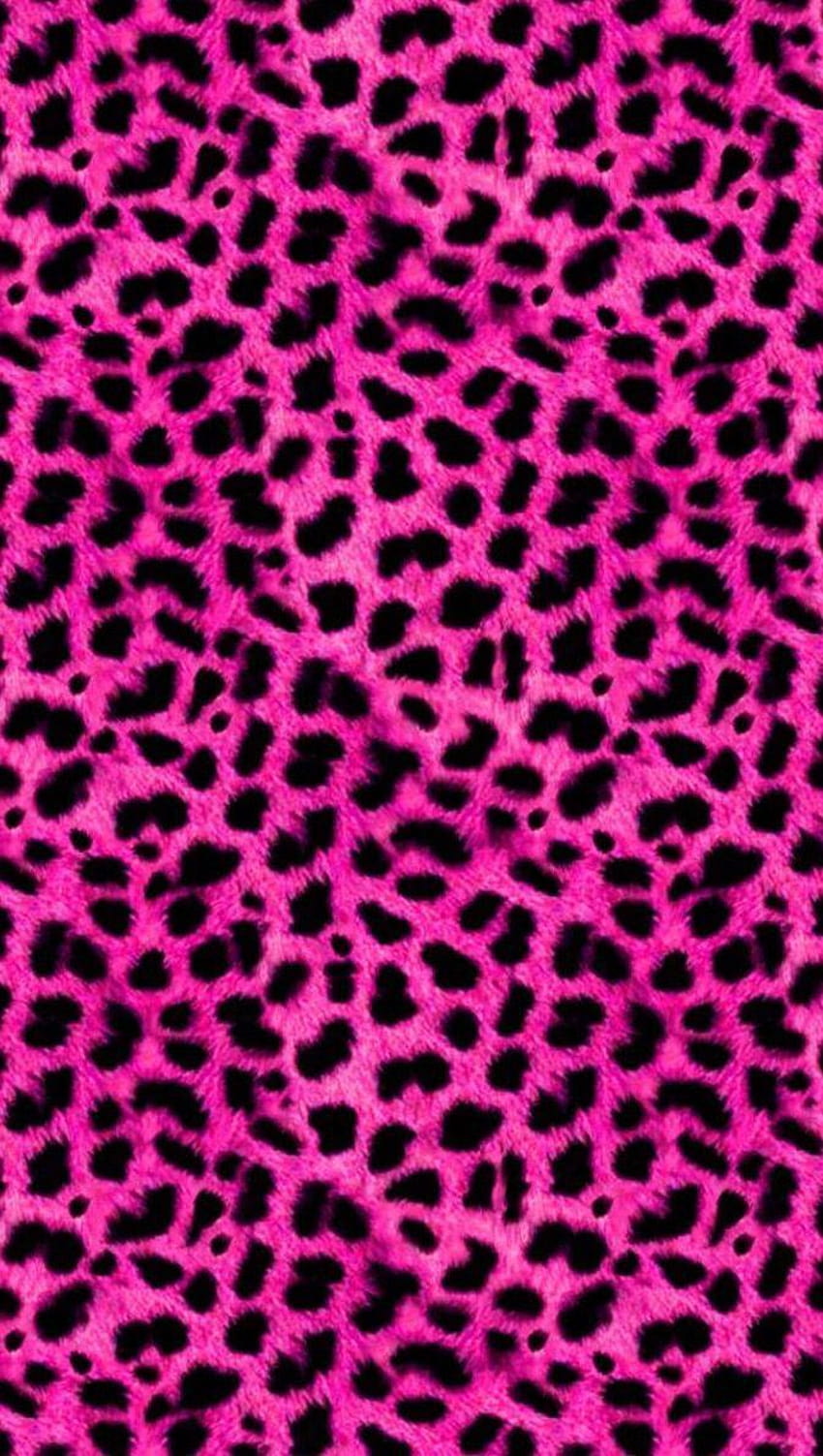 Leopard Print in Pastel Pink, Hot Pink and Fuchsia Art Print by mm gladden