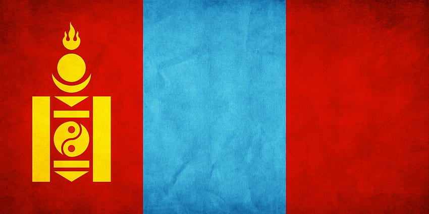 Bandiera della Mongolia, mongola Sfondo HD