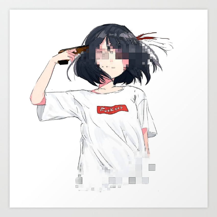 Aesthetic Anime Girl Pfp ,SAD JAPANESE ANIME AESTHETIC | Poster