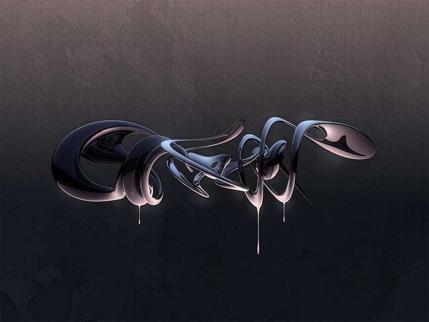 Liquid metal sculpture . Latest, metal art HD wallpaper