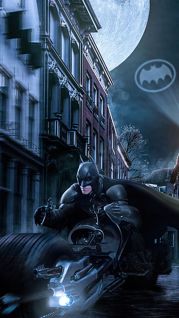 Batman on batcycle HD wallpapers | Pxfuel