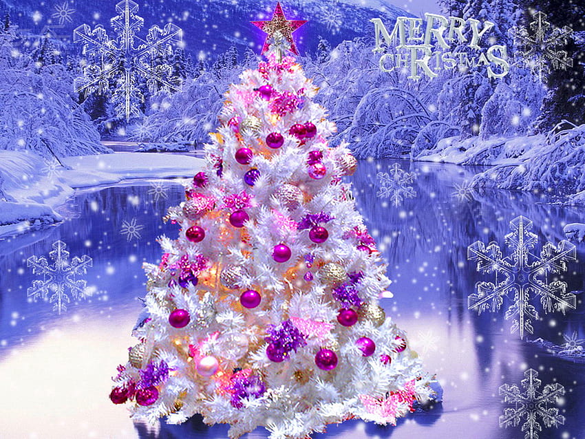 Beautiful Christmas Tree christmas 27617948 1024 768jpg [1024x768] untuk, Seluler & Tablet, pohon natal putih Anda Wallpaper HD