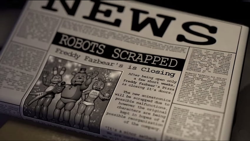 Newspaper fnaf HD wallpapers☦️ Descubra o emocionante mundo dos ...