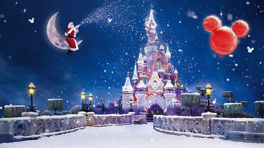 6 Disney Winter, navidad en invierno fondo de pantalla