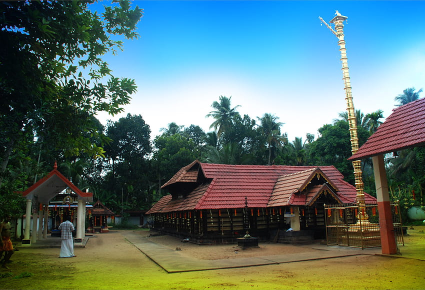 Kerala'daki tapınaklar HD duvar kağıdı