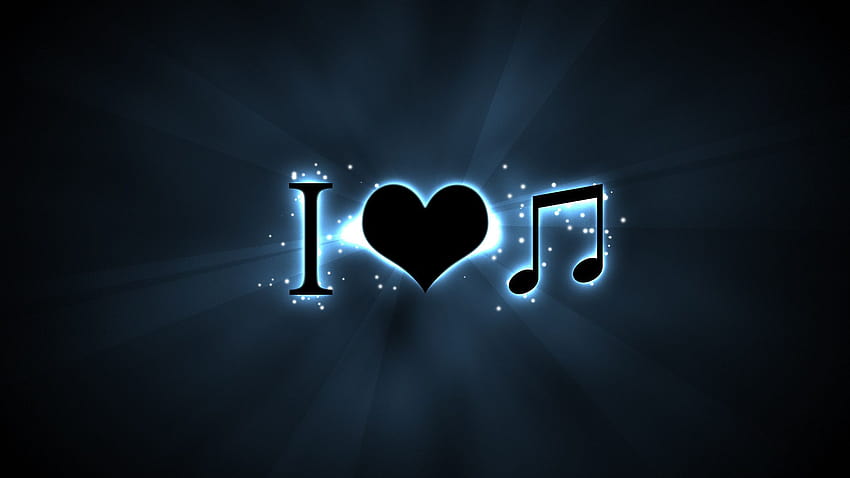 Logo musicale, logo della canzone Sfondo HD