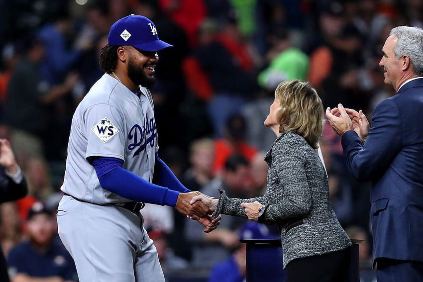 Trevor Hoffman Ödülü: Dodgers'tan Kenley Jansen, NL'nin en iyi yardımcısı seçildi HD duvar kağıdı