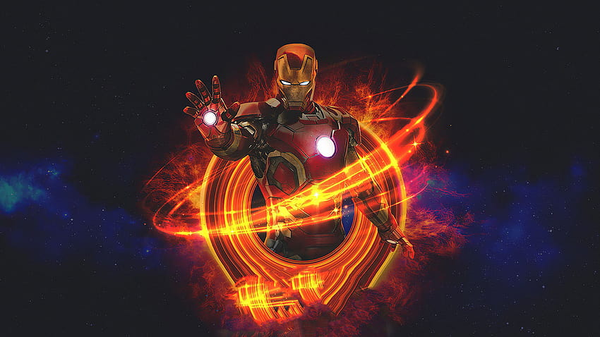 1360x768 Marvel Iron Man Art лаптоп, супергерои и фонове, iron man дигитално фен изкуство HD тапет