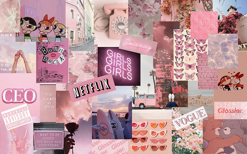 Süße rosa Ästhetik, Barbie-Ästhetik HD-Hintergrundbild