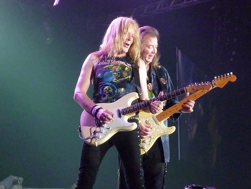 Janick Gers and Dave Murray HD wallpaper