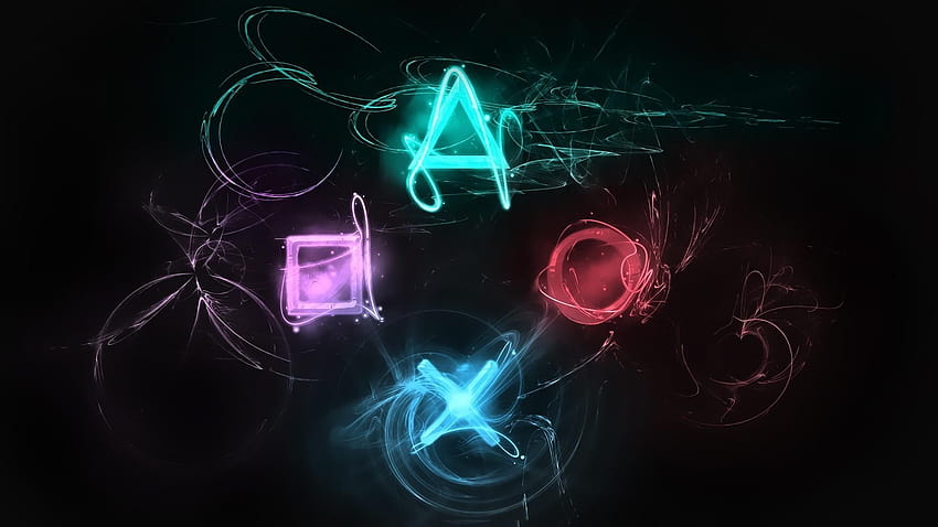 Console playstation buttons HD wallpaper