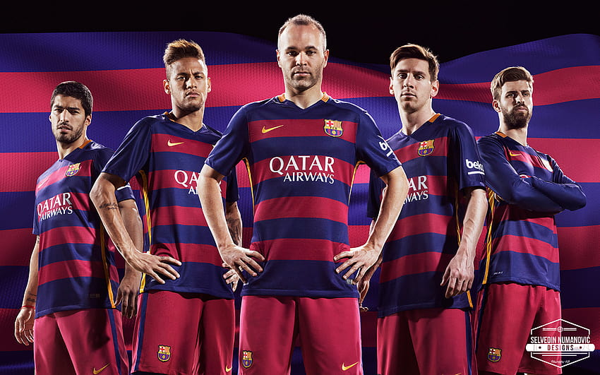 4 Barcelona 2015, fc barcelona players HD wallpaper | Pxfuel