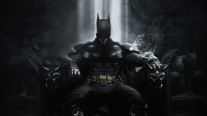 Batman Thron, Superhelden, der Batman HD-Hintergrundbild