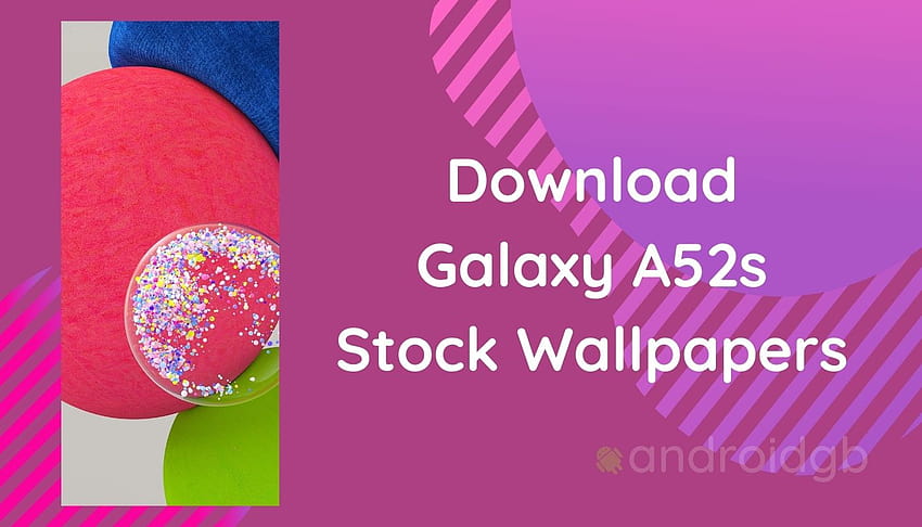 Samsung Galaxy A52s 5G-Aktie HD-Hintergrundbild