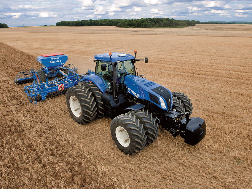 Agricultural machinery Tractor 2010, new holland agriculture HD wallpaper
