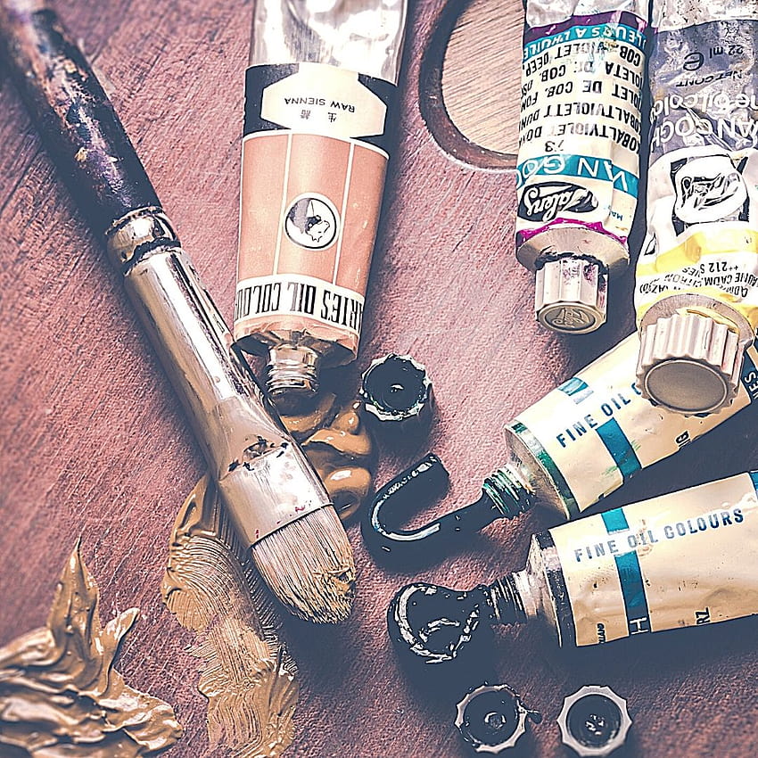 Art supplies aesthetic HD phone wallpaper | Pxfuel