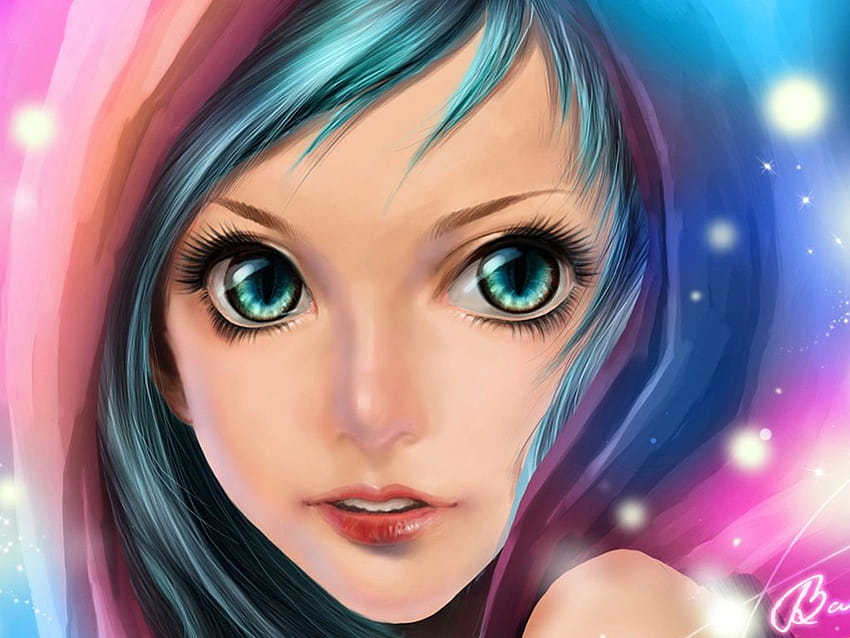 Backgrounds : Cute Cartoon Girl Backgrounds, cartoon girl pic HD ...