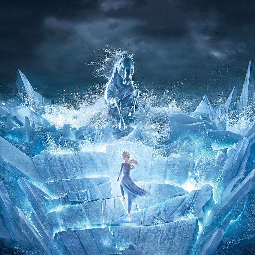 Elsa , Frozen 2, The Nokk, Water Spirit, แอนิเมชั่น, ยนตร์, disney Frozen 2 วอลล์เปเปอร์โทรศัพท์ HD